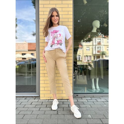 Homok színű vászon nadrág